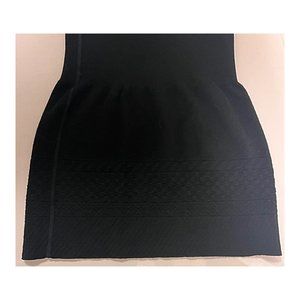 WOLFORD NWOT Black Wool | Viscose  Mini Skirt With Detailing | Size Small